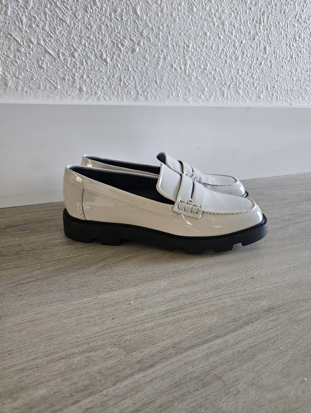 Franco Sarto Lug Sole Loafers Dove Gray
